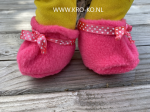 Slofjes donker roze